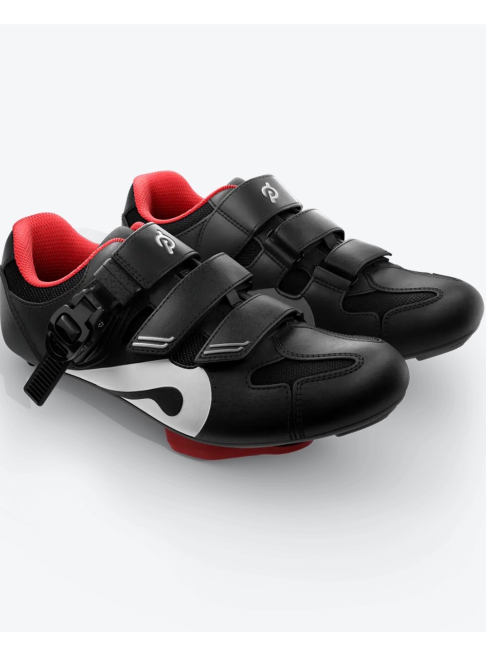Peloton Original Cycling Shoes Black Red Size 40 Delta Cleats Spin Bike